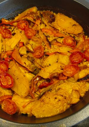 Una foto de Arroz al horno con pelotas