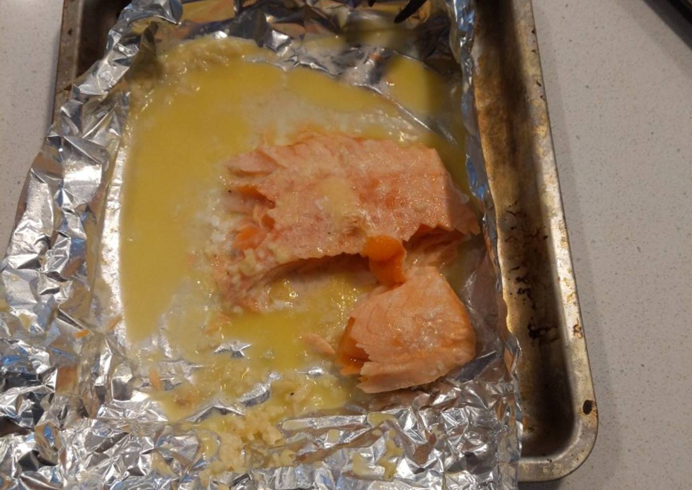 Baked salmon