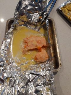 A picture of Baked salmon.
