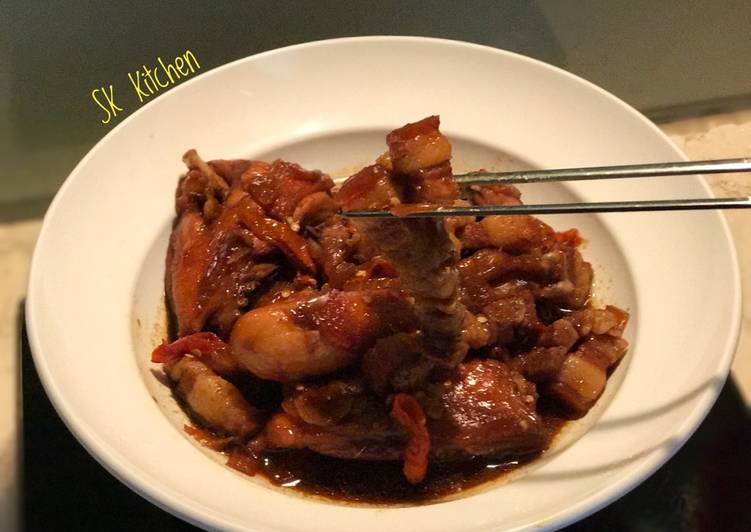 Resep Ayam Samcan Kecap Pedas (Non Halal) Lezat