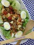 Salada com sardinha