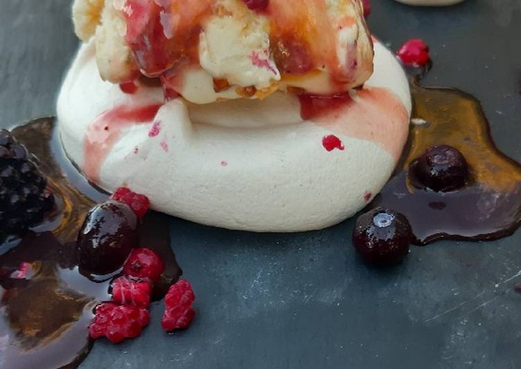 La Meilleur Recette De Pavlova fruits rouges