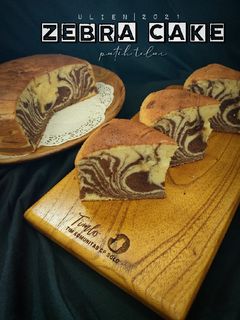 Foto resep Zebra cake (putih telur)