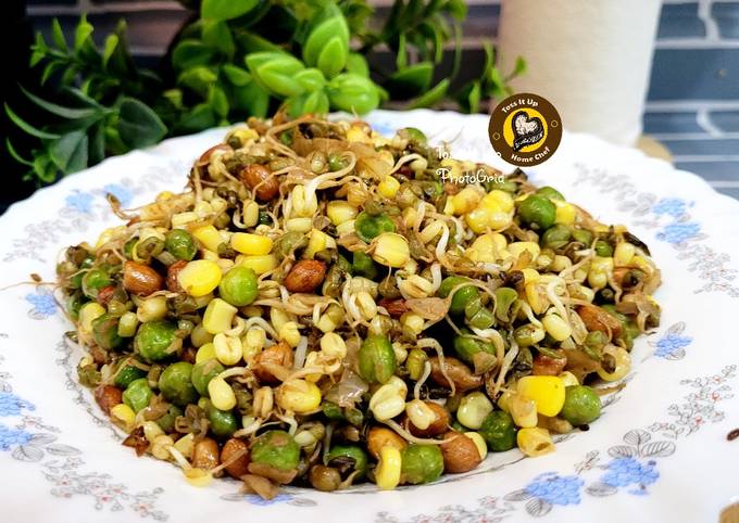 Healthy Sprouted Salad Recipe Recipe by Rumana Irfan - Cookpad