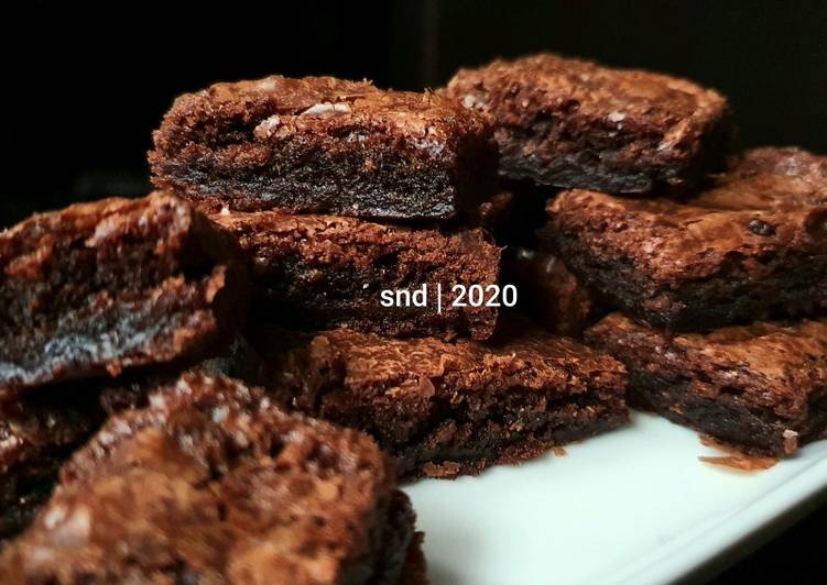 Gluten Free Chewy Brownie #dessert 🇮🇩