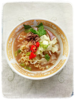 Foto resep Spicy Beef Noodle Soup