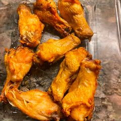 Air-fried chicken wings -- for the food sensitive A picture of Air-fried chicken wings -- for the food sensitive.
