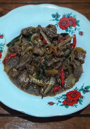 Foto resep Tumis Daging Cabe Ijo