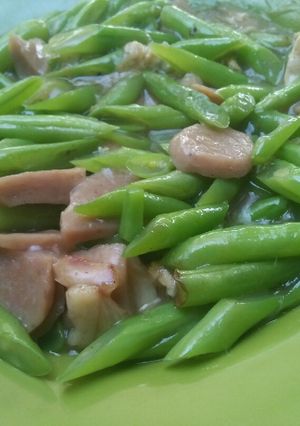 Foto resep Oseng Buncis Bakso Mantab