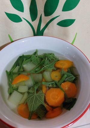 Foto resep 'Sayur bening pucuk labu'
