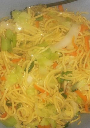 Foto resep Mie sayur praktis