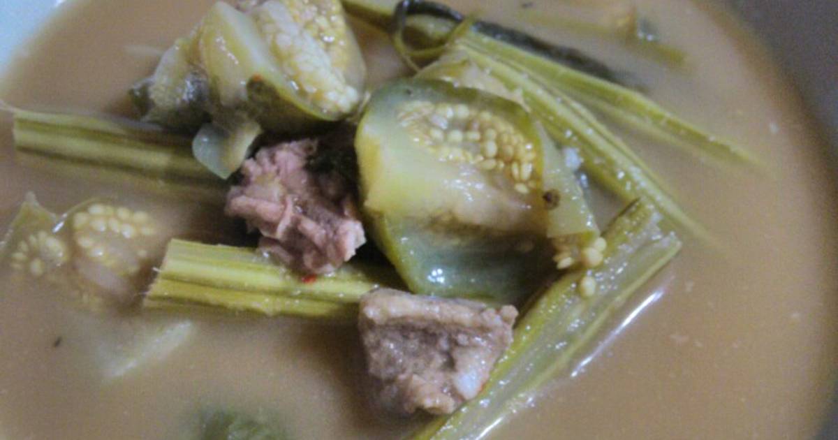 Resep Sayur Asem Tetelan Sapi Klentang Kelor Terong Apel Oleh Nellia