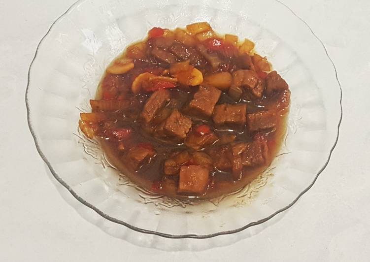 Tumis Manis Saikoro Wagyu Beef