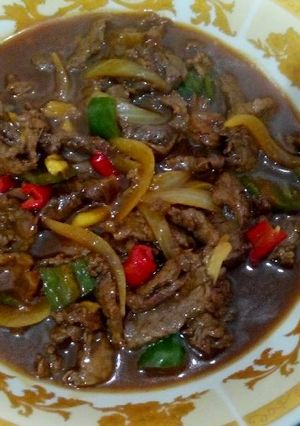 Foto resep Daging Lada Hitam Super kilat