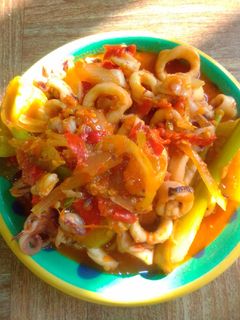 Foto resep Cumi asam manis