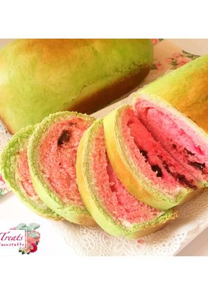 Foto resep Watermelon Look alike Bread