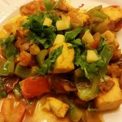 A picture of Paneer Jalfrezi.