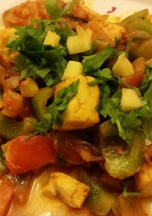 A picture of Paneer Jalfrezi.