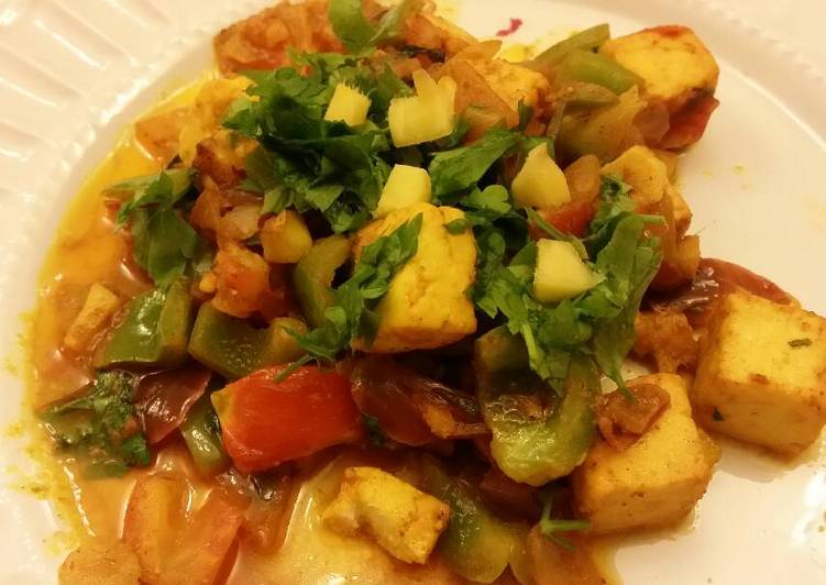 Simple Way to Make Favorite Paneer Jalfrezi