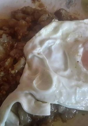 Foto principal de Berenjenas rehogadas con huevo