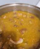 Smoked Veal and Split pea soup
