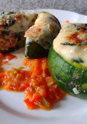 Una foto de Zapallitos a la bolognesa de Bigote Cocina