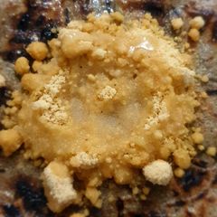 A picture of Bajre ki roti.
