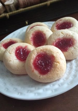 Una foto de Galletas blandas con mermelada