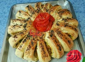 صورة لوصفة فطيرة بالدجاج والجبن