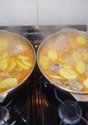 Una foto de Pollo al disco pero en la essen