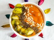 A picture of papaya kiwi