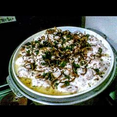 A picture of Fried dahi bhallay.