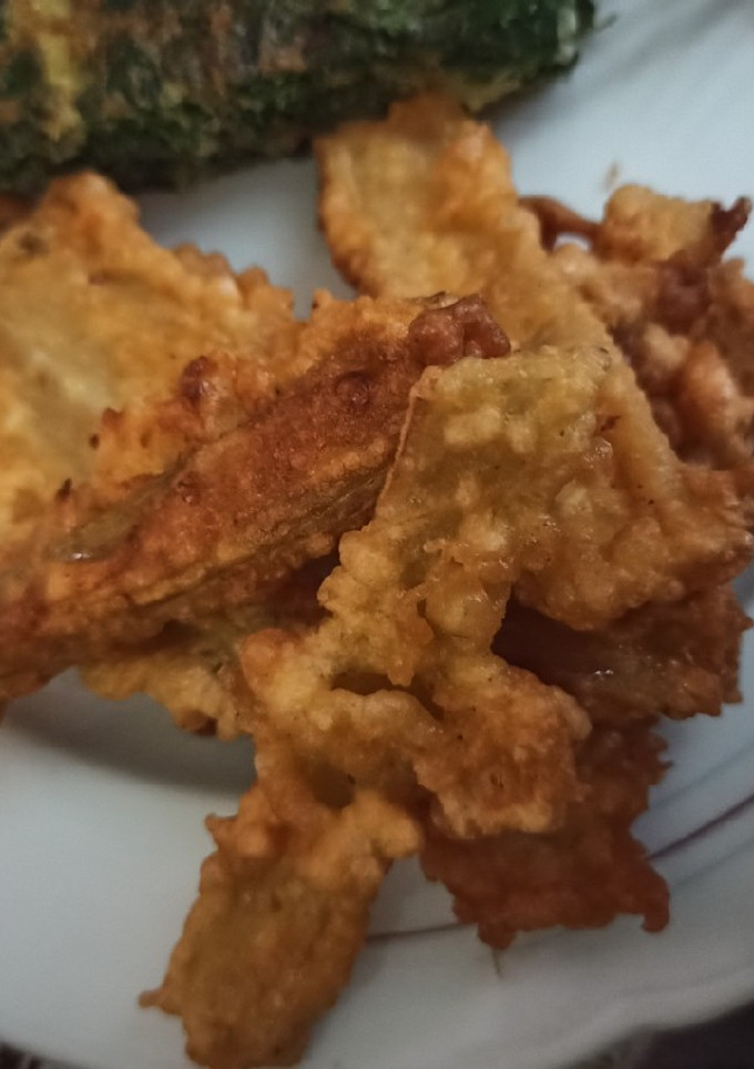 Una foto de Milanesas de pencas de acelga