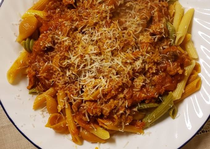 Simple Way to Prepare Speedy Pasta with vegetables