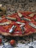 Coca integral de tomate y sardinas 🍅🐟 Apta para diabéticos