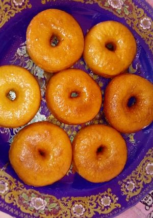 Una foto de Donuts con glaseado de canela