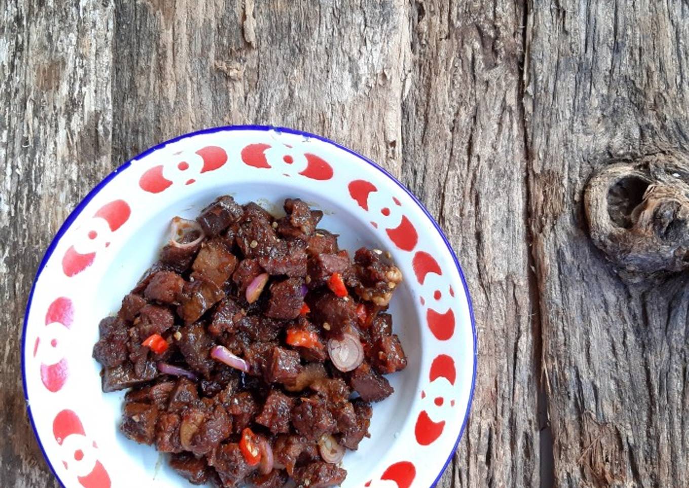 Sate Sapi Goreng