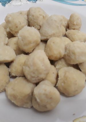 Foto resep Bakso ayam empuk (no telur no msg)