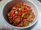 Tumis kacang merah dan cecek