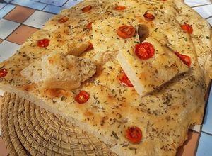 Una foto de Focaccia italiana