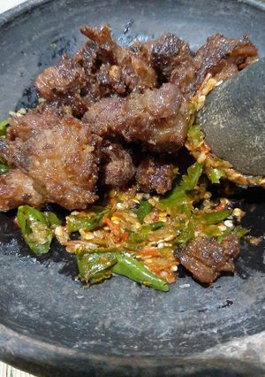Foto resep Empal daging sapi goreng