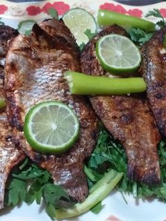 صورة لوصفة سمك مشوي في الفرن 😋🥰