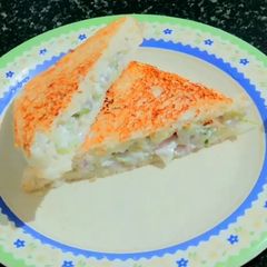 A picture of Yogurt (Dahi) sandwich,.