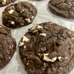 A picture of Soft & Chewy Chocolate Cookies.
