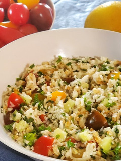 A picture of Cauliflower Tabbouleh.