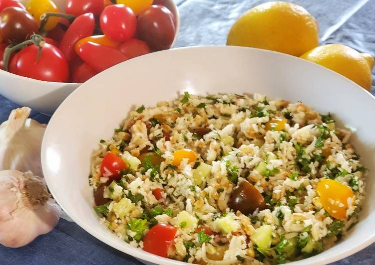 Recipe of Perfect Cauliflower Tabbouleh