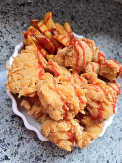 عکسی از دستور مرغ سوخاری پولکی🍗🍗