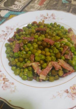 Foto principal de Guisantes con jamón en olla rápida