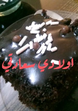 صورة لوصفة كيكه الشوكولاته الهشه 🎂🎂