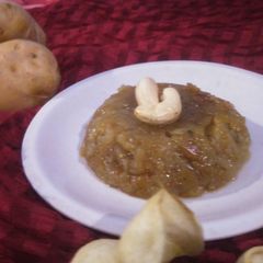 Delicious potato halwa A picture of Delicious potato halwa.